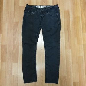 Hydraulic Bailey Super Skinny Black Jeans,